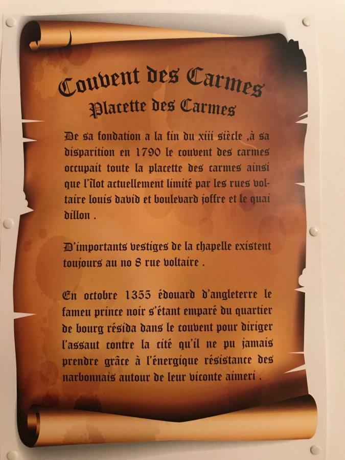 Chambre Familiale Du Couvent Narbonne Eksteriør billede